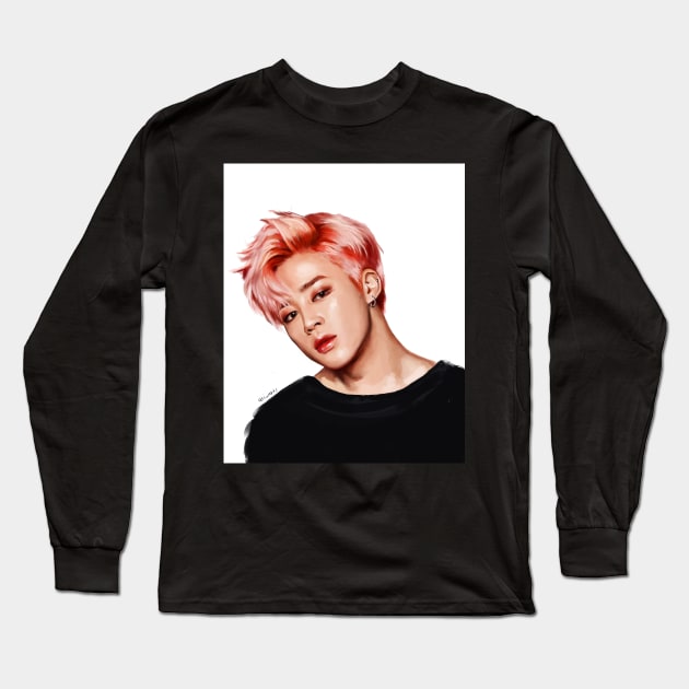 ynwa jimin Long Sleeve T-Shirt by ari-arts